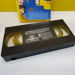 Yellow Vhs Shell Media | The Beatles Yellow Submarine Vhs Tape Vintage Yellow Compact ...